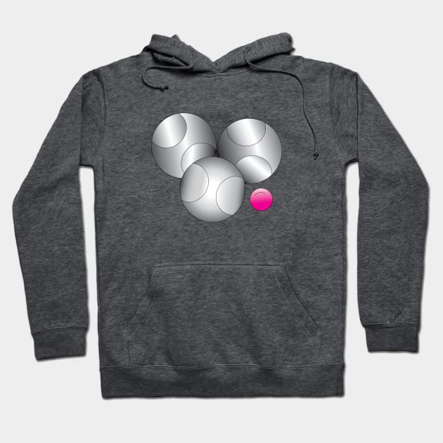 Petanque Boules Hoodie by Urtype